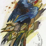 Watercolor Raven watermark